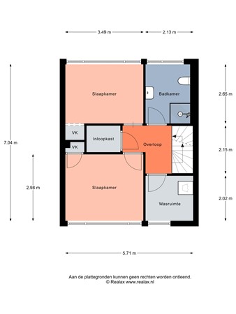 Floorplan - Zuiderzeelaan 23, 3752 TB Bunschoten-Spakenburg